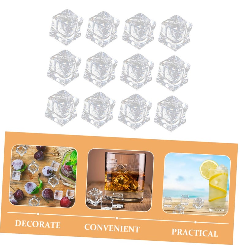 Reusable Acrylic Fake Ice Cubes For Drinks Photography Props And Vase Fillers 1 40X1 40X1 40CM - Image 5