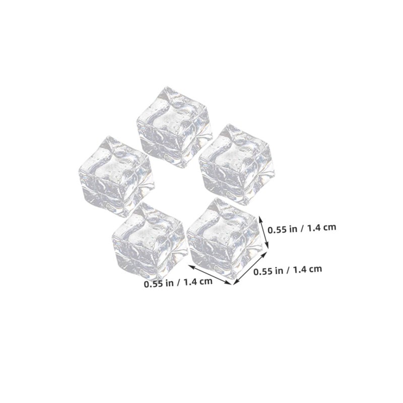 Reusable Acrylic Fake Ice Cubes For Drinks Photography Props And Vase Fillers 1 40X1 40X1 40CM - Image 3