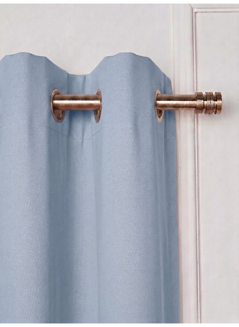 Amali Regal Dimout curtains with 16 Grommets in 2 panels Size (W132 x L 274cm) for living room Decor or bedroom window noise reduction and light blocking - Image 3