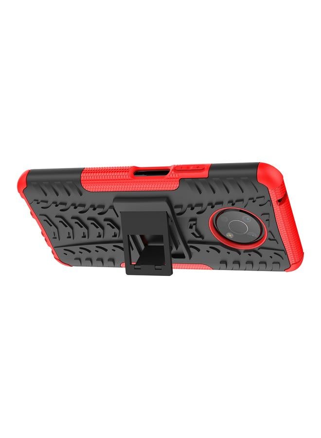 erorex Case For Nokia G300 Tire Texture TPU + PC Phone Case with Holder - Image 4