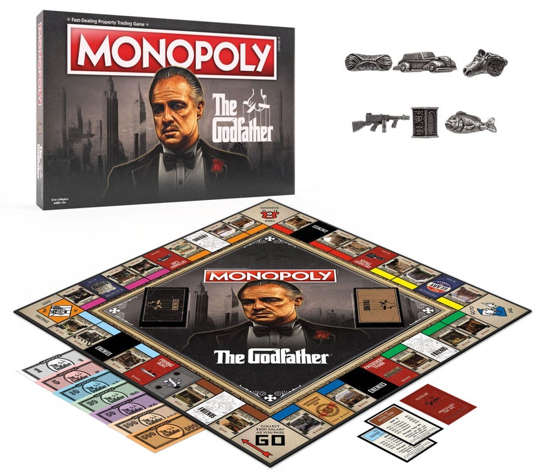 USAOPOLY Monopoly The Godfather 50th Anniversary Board Game - Image 3