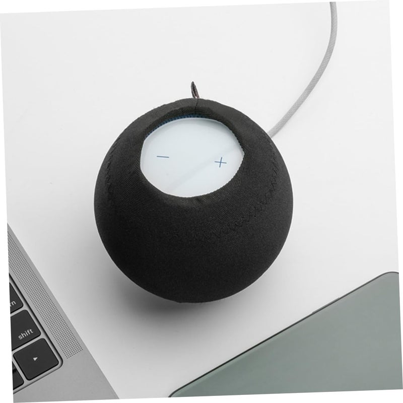 Generic 2pcs Speaker Cover Outdoor Speakers Smart Speaker Portable Speaker Portable Speakers Speaker Case Bocina Audio Bag Lightweight Protective Case Elastic Fabric, 10.5x10cm, Black, 12G0392Q72W - Image 3