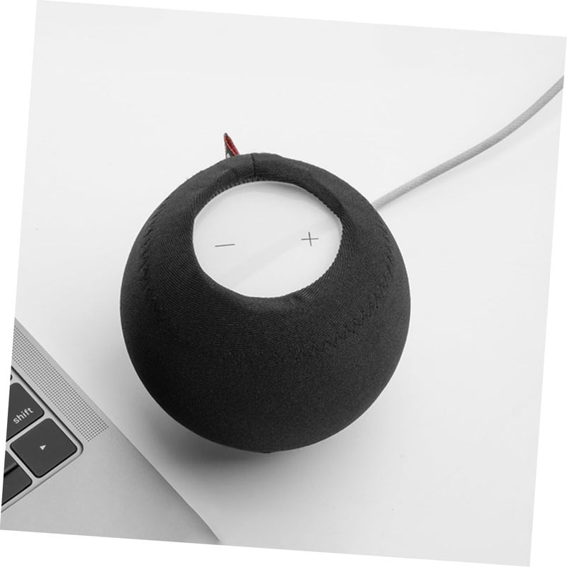Generic 2pcs Speaker Cover Outdoor Speakers Smart Speaker Portable Speaker Portable Speakers Speaker Case Bocina Audio Bag Lightweight Protective Case Elastic Fabric, 10.5x10cm, Black, 12G0392Q72W - Image 5