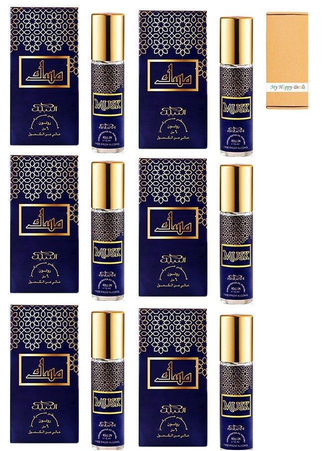 Nabeel 6 Piece Nabeel Musk Roll On Oil Perfume 6 ML Set  - Image 1