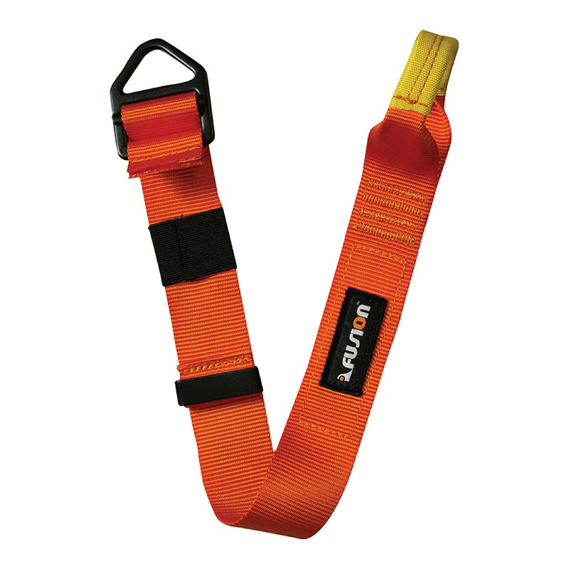 Fusion Climb Fusion Adjustable Lanyard With D-Ring, Orange,30 Inches (Tzp-16-3) - Image 1