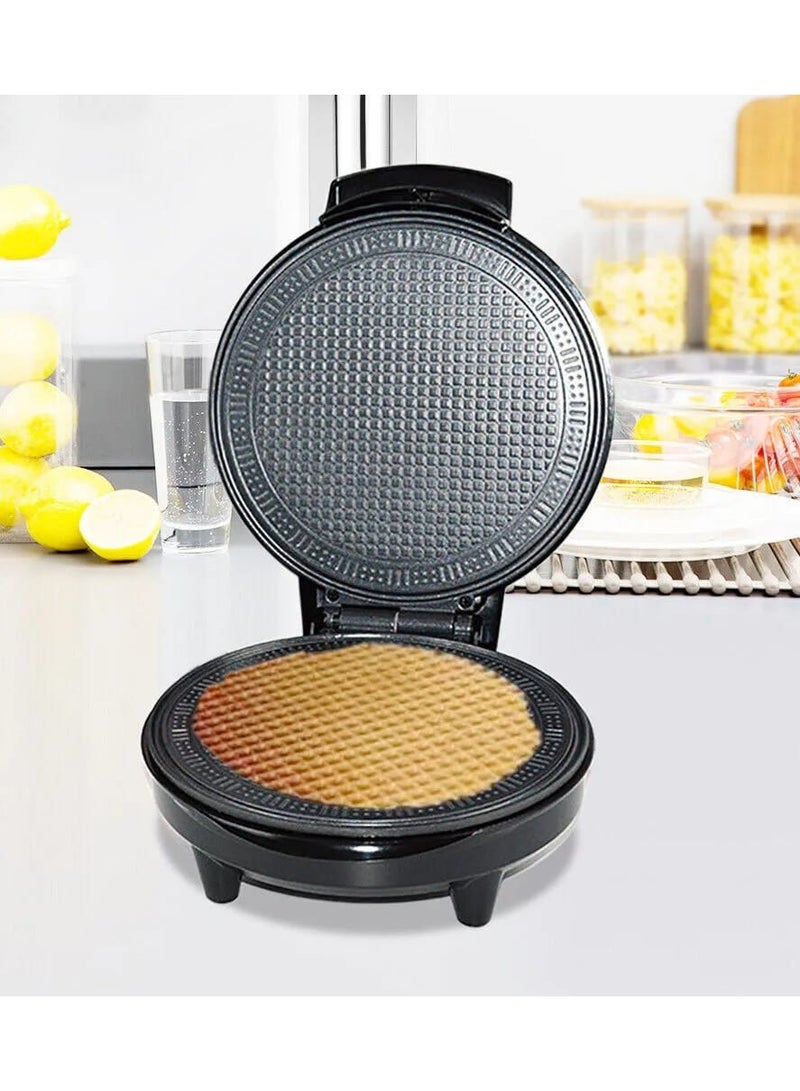 Electric Waffle Roll Maker for Ice Cream 1200W Nonstick Egg Roll Machine with Rapid Heat & Double-Sided Heating, Dessert Baking Pan for Kitchen Cooking  - Image 5