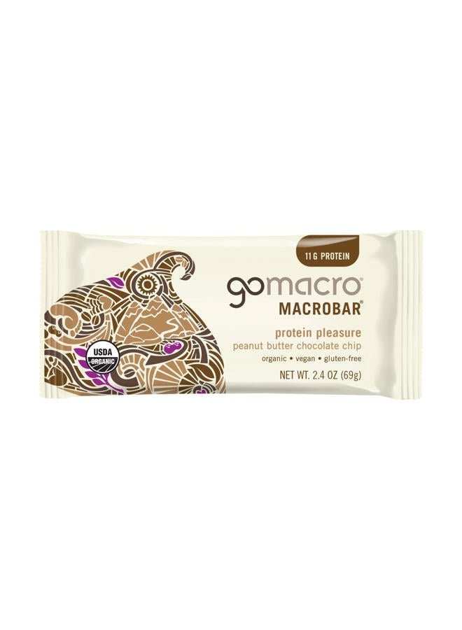 Gomacro Organic Macro Bar, Peanut Butter Chocolate Chip, 12 Count - Image 1