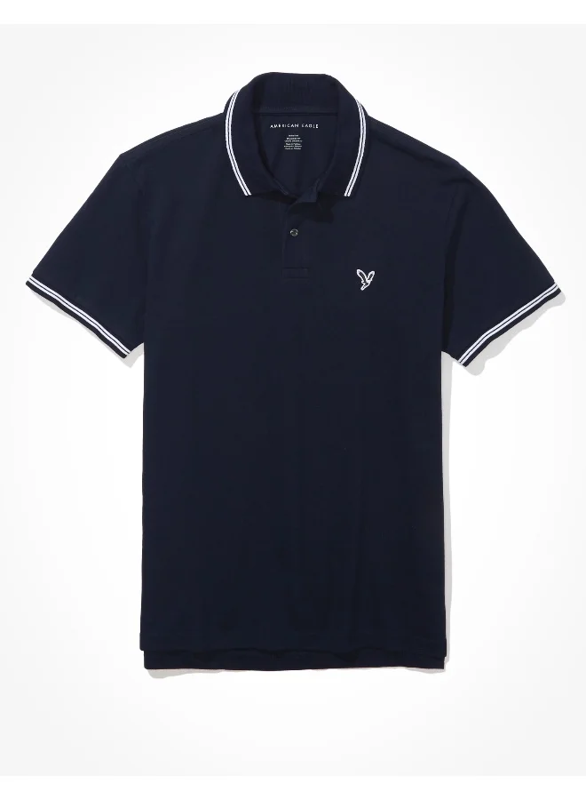 American Eagle Logo Pique Polo