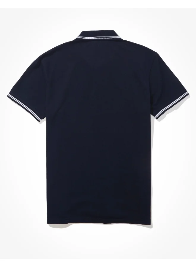 American Eagle Logo Pique Polo