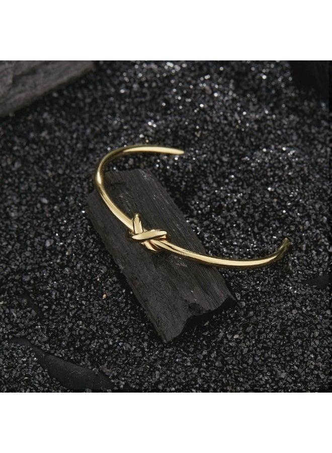 زنك سوار زينك النسائي المصنوع من الستانلس ستيل الذهبي | ZFBG008G - Image 2