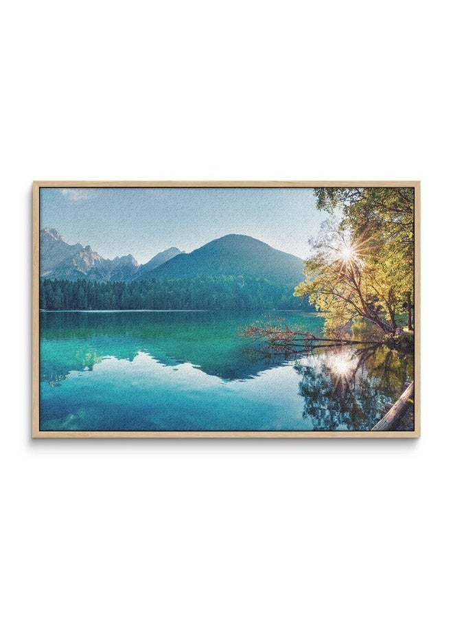 Home Gallery Landscape Mountains Lake Nature Canvas Wall Art  - Image 2
