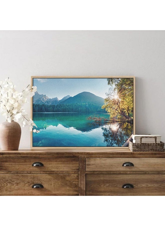 Home Gallery Landscape Mountains Lake Nature Canvas Wall Art  - Image 3