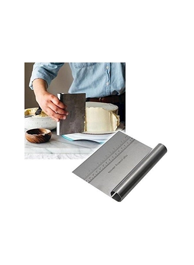 Cake Smoother Cutter Silver 15x11cm - Image 4