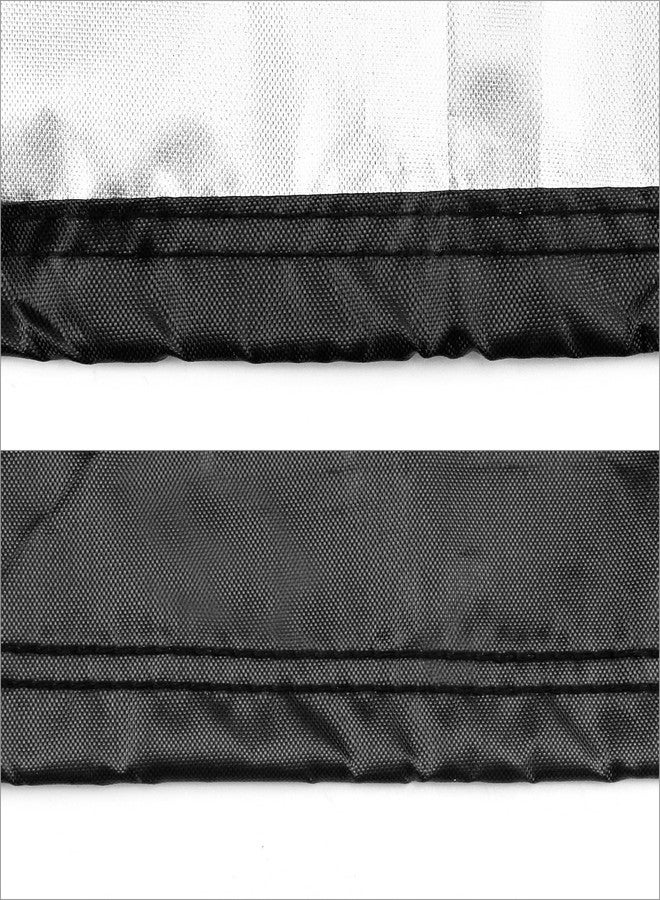 QWORK Storage Shelving Unit Cover, Wire Rack Cover for Shelf 36 x 14 x 72 inch, 210D Oxford Cloth, Keeps Rack Clean, For Home, Office, Storage and Garage, Black - Image 4