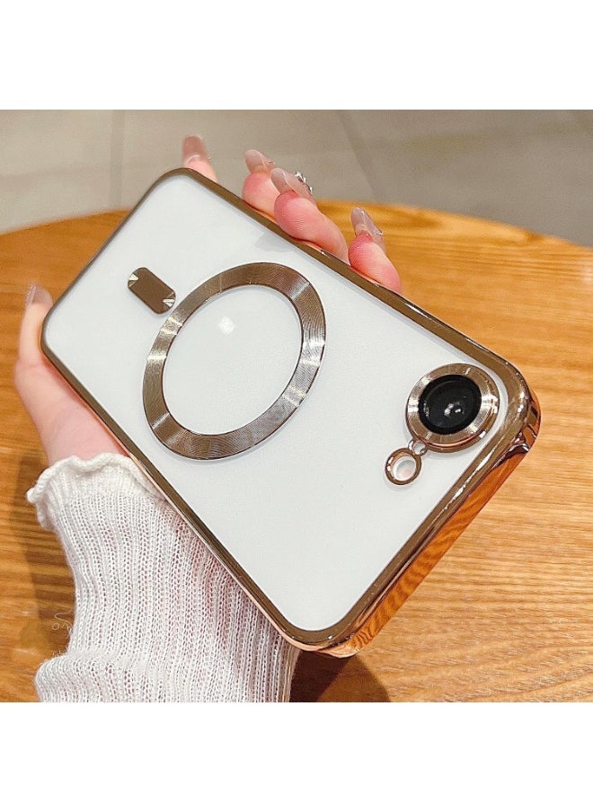 إلترازون iPhone 16e Case Cover  Compatible with MagSafe Elegant Anti-Scratch  with Camera Lens Protection Magnetic Cover for iPhone 16e 6.1-inch - Image 1