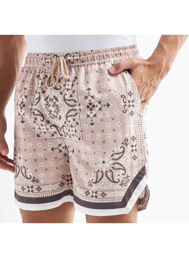 FAV Paisley Print Pool Shorts