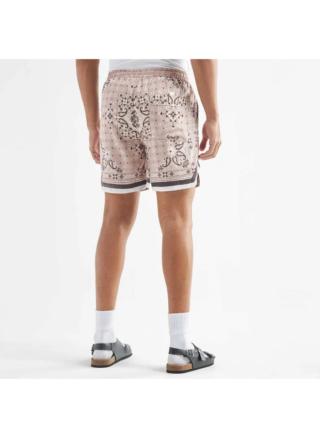 FAV Paisley Print Pool Shorts