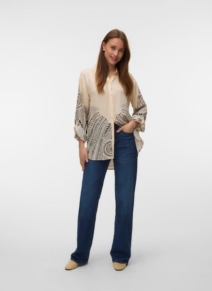 VERO MODA Printed Regular Fit Shirt - Image 4
