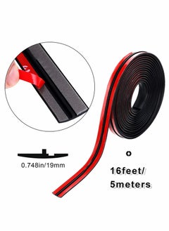 Car Sealing Strip of Windshield Weather Rubber Front T Shape Automotive Door for Truck Window Decor (19 Feet)