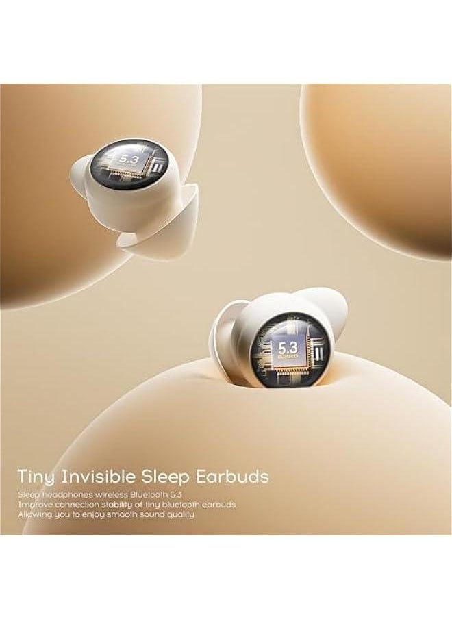 Generic - Sleep Earbuds for Side Sleepers, Mini Invisible Wireless Bluetooth 5.3 Micro Sleep Headphones, Hidden Earbuds for Small Ears Sleeping, Exercise, Working, Hiking - Image 1
