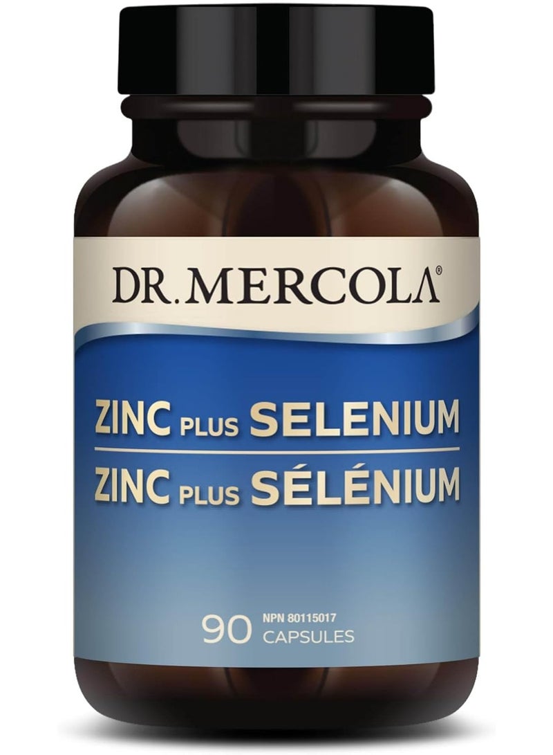 Dr-Mercola Zinc Plus Selenium - 90 Capsules