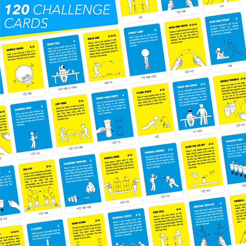 The World Game Super Skills - Action Game for Competitive People - Beat Your Friends at 120 Challenges - Fun Group Activity for Family Night or Party with Kids, Teen - Image 4