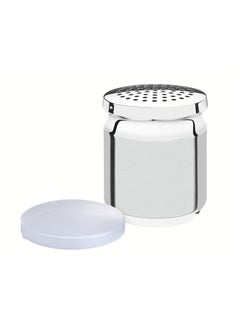 TRAMONTINA Since 1911,Made in Brazil- Utility Stainless Steel Grated Cheese Container with Plastic Lid  - Image 1