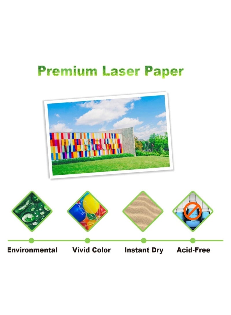 بريما عبوة من ٢٠ ورقة من ورق الصور اللامع، مقاس A٤، سمك ٢٠٠ غرام/م² - Image 5