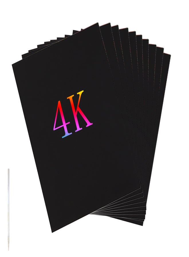 Scratch Paper Art Set Magic Scratch Paper for Kids Arts and Crafts DIY Christmas Birthday Gift Card for Girl Boy - Image 1