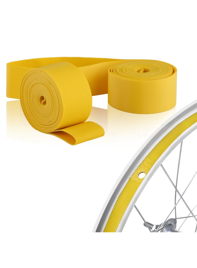 SYOSI شريط حافة الدراجة لدرجات الجبال والطرق، شرائط بطانة حافة الإطارات المتينة، شريط واقي يمنع تلف الأنبوب، سهل التركيب، مناسب لجميع أنواع الدراجات وعشاق ركوب الدراجات - Image 1