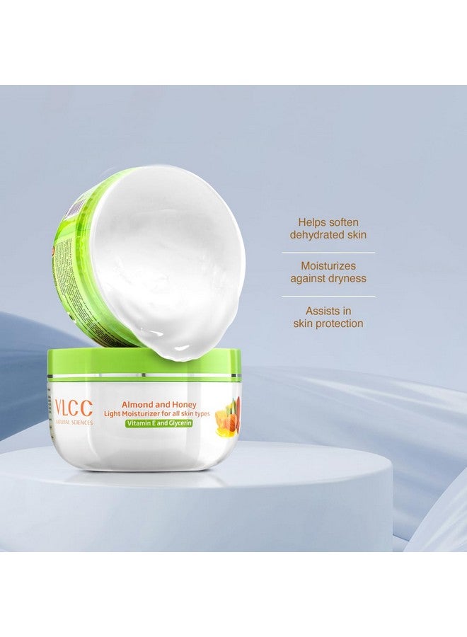 VLCC Almond and Honey Light Moisturiser Cream - 200g | With Vitamin E and Glycerin | Vitamin E Body Moisturizer | Soft and Smooth Skin | Intense, Long-lasting Hydration. - Image 5