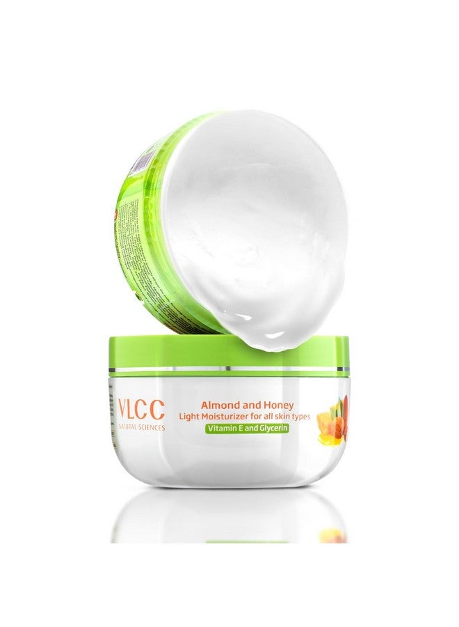 VLCC Almond and Honey Light Moisturiser Cream - 200g | With Vitamin E and Glycerin | Vitamin E Body Moisturizer | Soft and Smooth Skin | Intense, Long-lasting Hydration. - Image 2