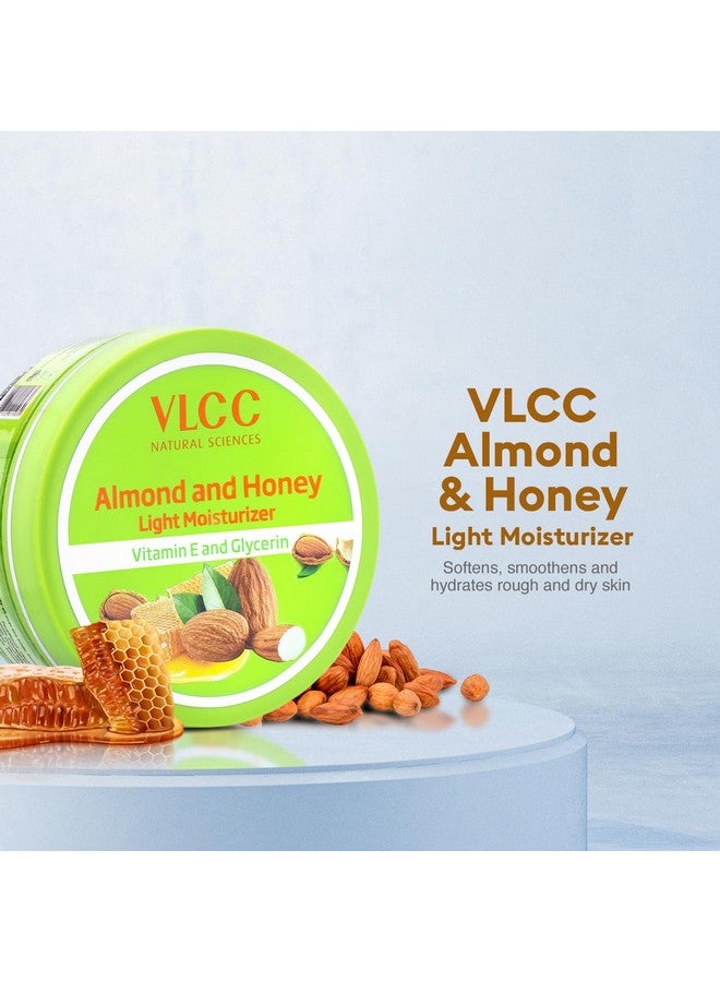 VLCC Almond and Honey Light Moisturiser Cream - 200g | With Vitamin E and Glycerin | Vitamin E Body Moisturizer | Soft and Smooth Skin | Intense, Long-lasting Hydration. - Image 4
