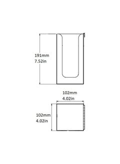 Rattleware Rattleware Cup and Lid Organizer for Home, Office and Commercial Use - Multifunctional Durable Free Standing Design, Premium Commercial-Grade Stainless Steel (4″ x 4″ x 7.5″)  - Image 2