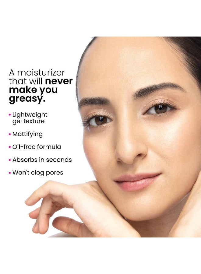 Foxtale Oil-Balancing Gel Face Moisturizer with Niacinamide & Cica | 8hr Oil-Free Glow | Lightweight & Non-Greasy | Reduces Acne & Calms Skin | For Oily & Acne-Prone Skin, 50 ml | Men & Women - Image 4