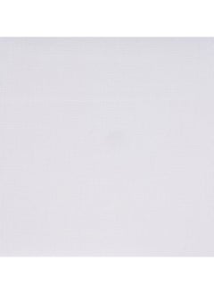 Home-Tex Design 2-Piece Hometex Design Flat Sheet Set Single White - 1 Flat Sheet (150x260cm) + 1 Pillow Cover (50x75cm)  - Image 4