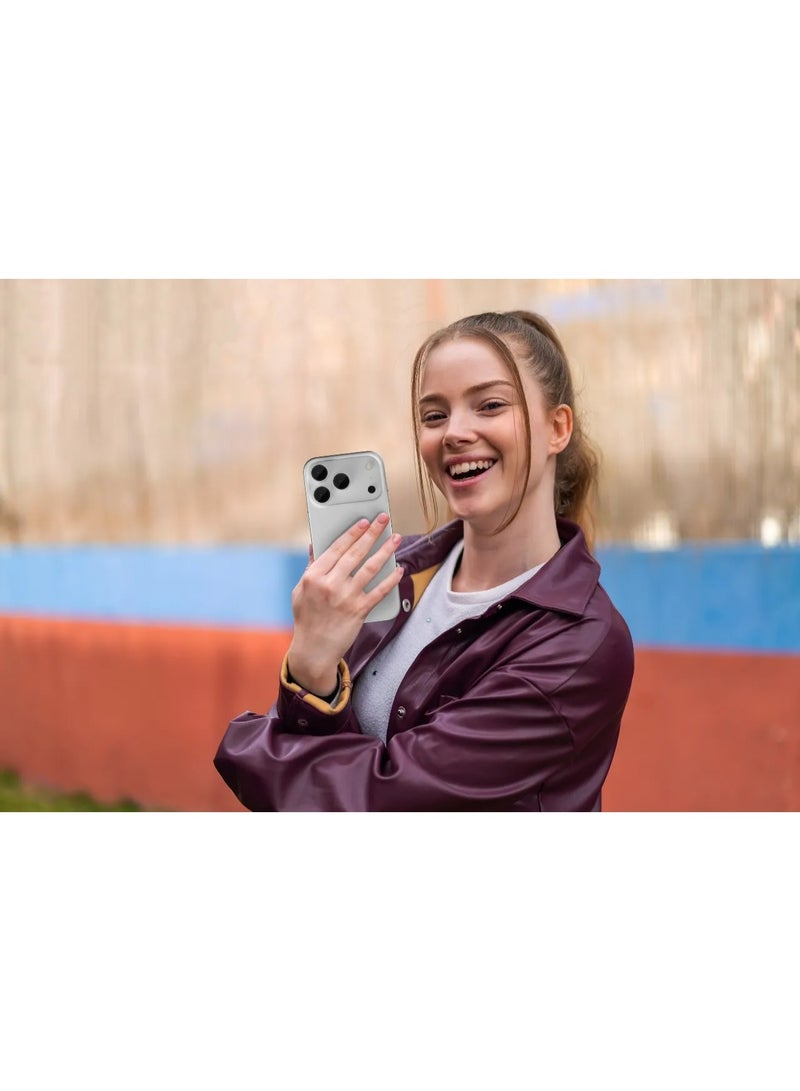 ليفيلو واقي عدسة iPhone 17 Pro / ProMax / مقاوم للخدش / واقي عدسة Lucent Duo مع نفاذية 99% / واقي عدسة مع 2x سبائك تيتانيوم - فضي تيتانيوم - Image 3