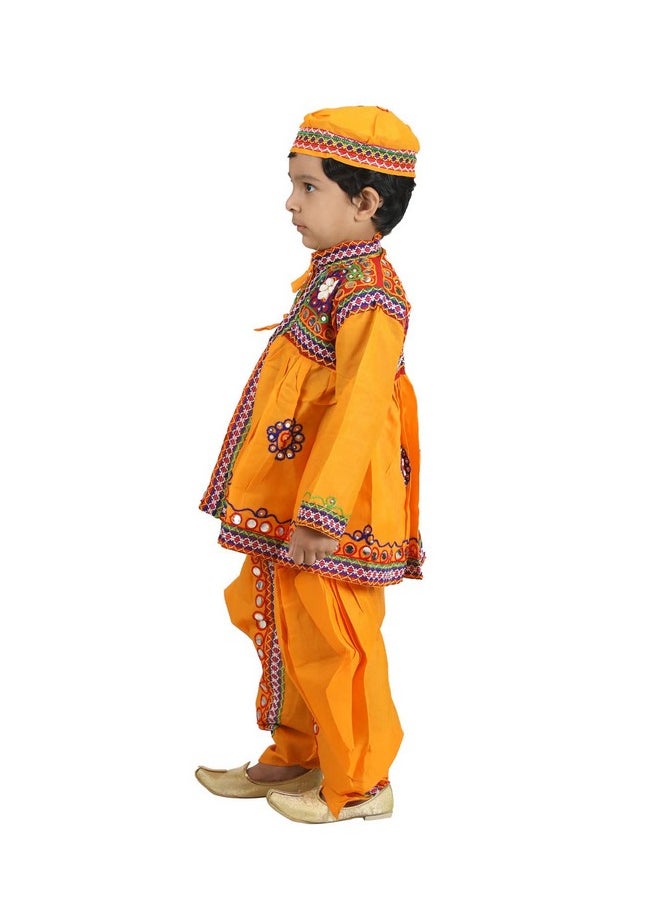 BookMyCostume BookMyCostume Gujarat Garba Navratri Indian State Fancy Dress Costume for Boys and Men 9-10 years  - Image 5