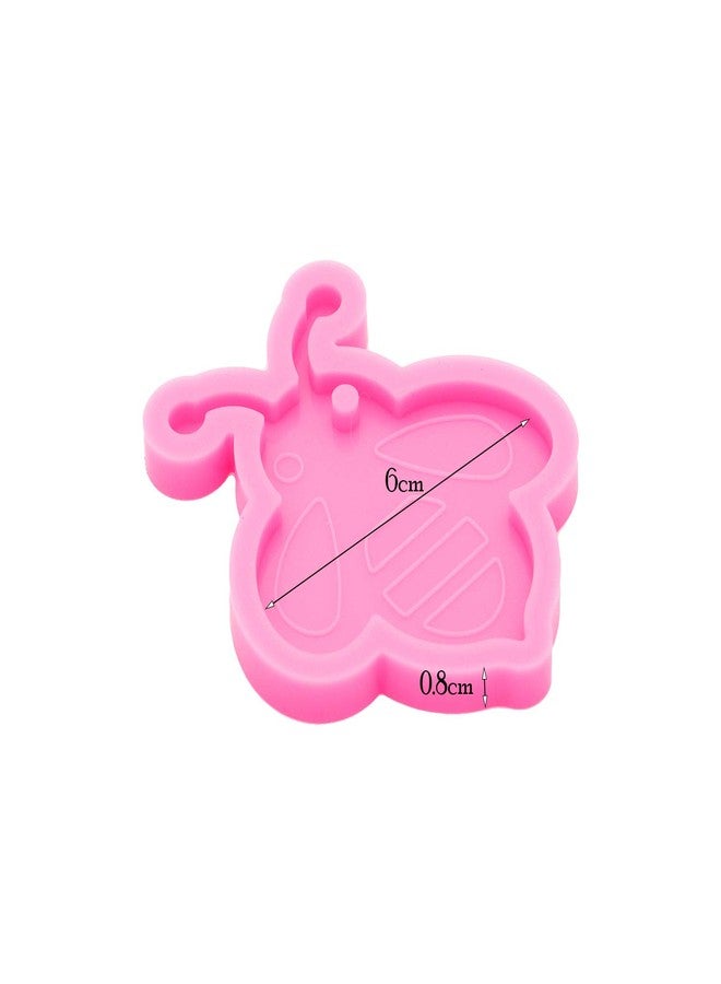 Angel Wings Super Glossy Cute Bee Style Silicone Mold Resin Molds Epoxy Craft Silicone Keychain Casting Moulds Polymer Clay Mold DIY Jewelry Making Pendant Craft - Image 3