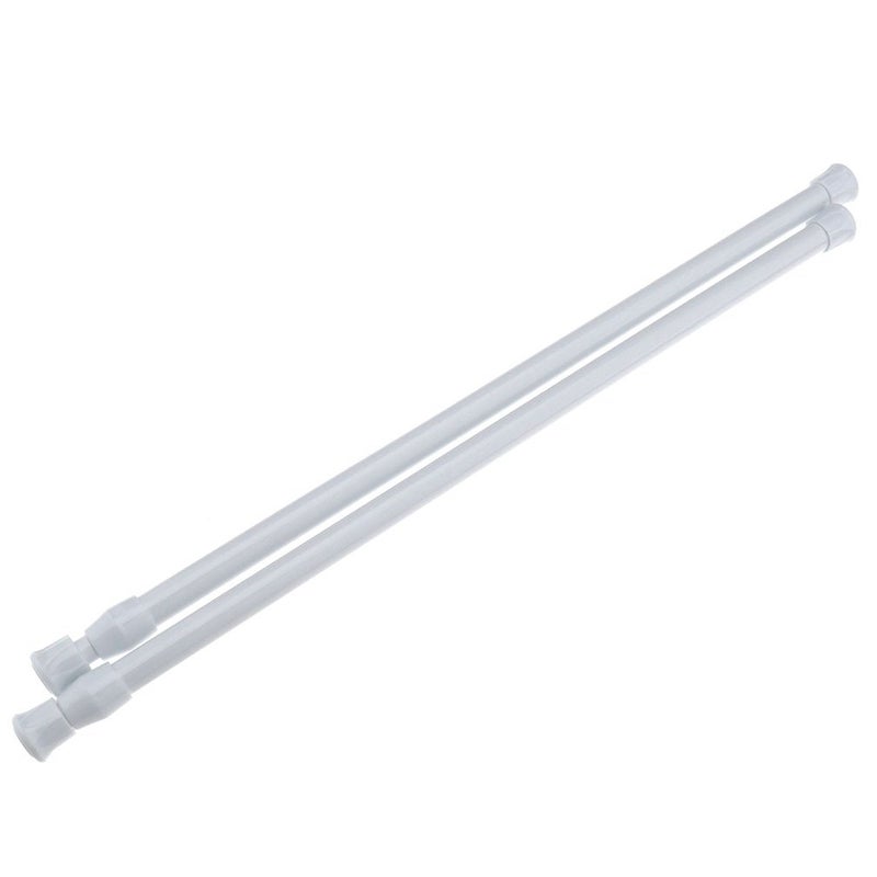 SING F LTD Extendable Voile Net Curtain Tension Rod Pole Rail 5590cm Spring Loaded Extendable Rods