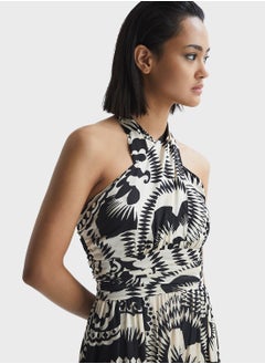 REISS Halter Neck Dress  - Image 4