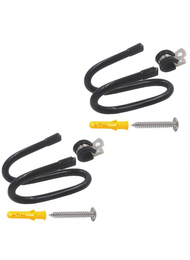 YYST حامل خرطوم مكنسة كهربائية حامل رأس مكنسة كهربائية شماعة لمكنسة كهربائية علبة متجر جراج مكنسة كهربائية - نمط W (2) - Image 2