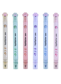 Y&D 12 PCS Kawaii Double Ended Highlighter Pens, Pastel Markers Color Highlighters, Fine Tip Suitable for Students Writing Office School  - Image 1