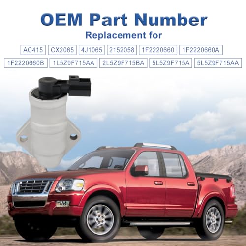 zayody Fuel Injection Idle Air Control Valve Compatible with Ford Explorer Sport 20012003 Explorer Sport Trac 20012005 Ranger 20012011 Mazda B4000 20012010 V6 40L Replacement for AC415 1F2220660 - Image 3