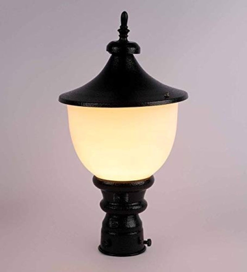 Areezo Areezo Black Colour Waterproof OutdoorExteriorMain Gate Light for Home Decoration Bulb not Included Pack of1  - Image 1
