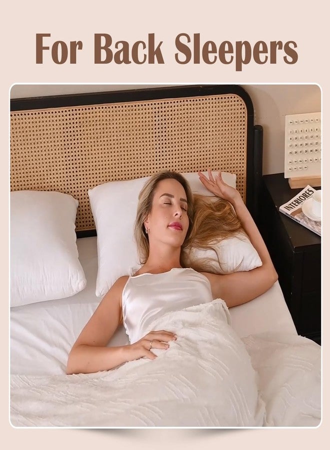 Shatex Thick Firm Pillow Queen Size 28 x 20 inch, 8.6'' Thick, Bed Pillow with Adjustable Insert Provides Stronger Support - for Back Sleepers, Real Firm and Comfortable - Image 2