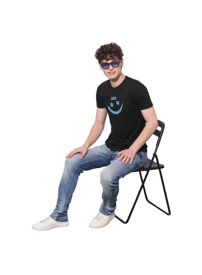 Being Human Mens Black Round Neck Short Sleeve T-Shirt - Image 4