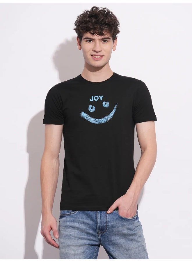 Being Human Mens Black Round Neck Short Sleeve T-Shirt - Image 2