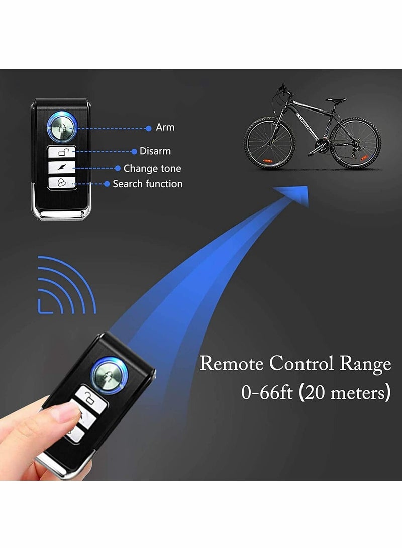 Y&D Motorcycle Alarm with Adjustable Volume, Wireless Anti-Theft Security Bike Remote Control, Safety Lock for Motorbike Scooter Vehicles, Super Loud Siren and Waterproof - Image 2