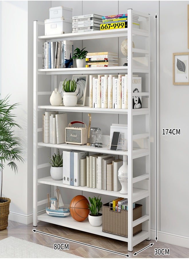 fashionhome 6 Tiers Multipurpose Use Household Storage Rack Kitchen Bedroom Storage Organizer Display Stand for Living Room Home Office 80x30x174 cm  - Image 2
